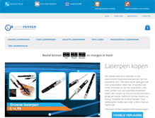 Tablet Screenshot of laserpennen.com